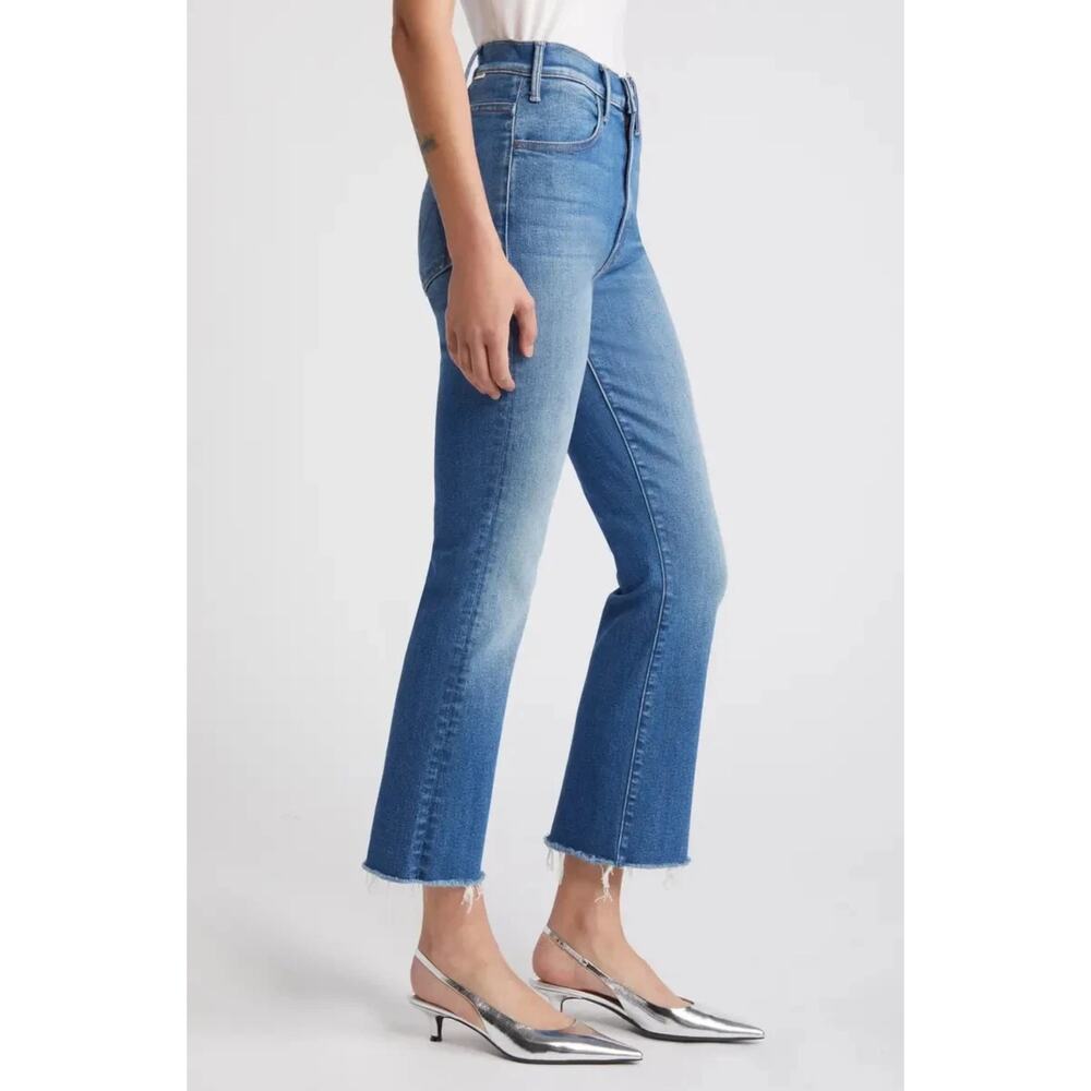 MOTHER The Hustler Ankle Fray Jeans 25 Meet Cute Flare High Rise quiet luxury - Picture 10 of 12
